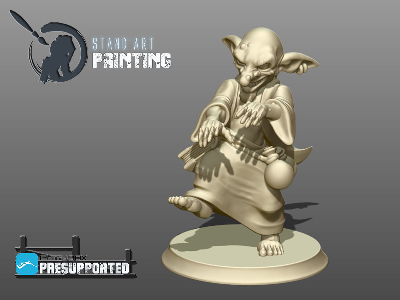 Goblin Sorcerer 3D model_6