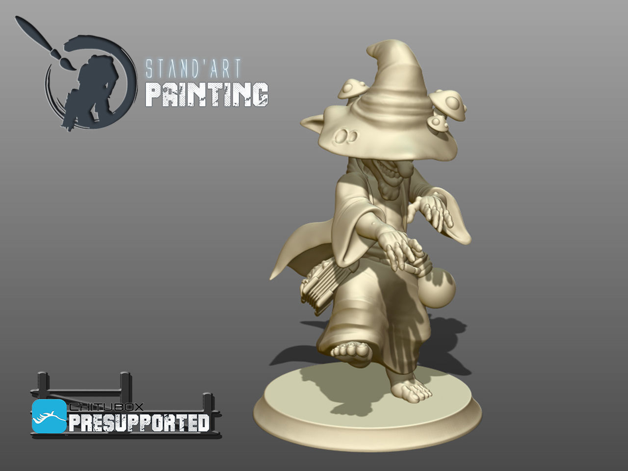 Goblin Sorcerer 3D model_8