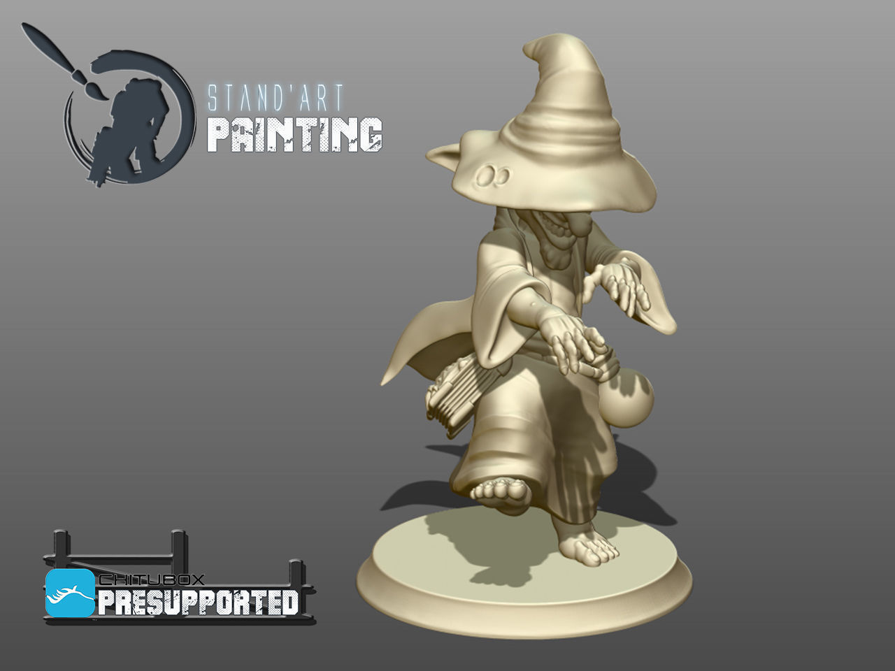 Goblin Sorcerer 3D model_9