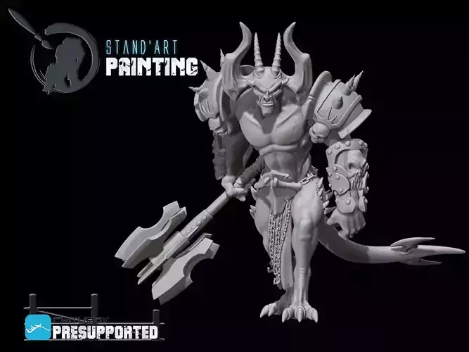 Berserker of the Blood God Army 3D model