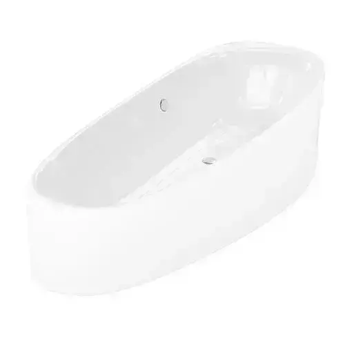 White Bathtub With Jets