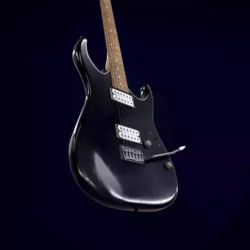 Electric guitar 3D model
