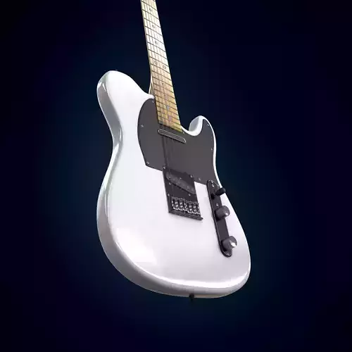 Electric guitar 3D model