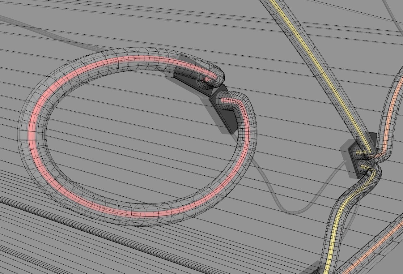 Pizza - Neon Sign 3D model_9