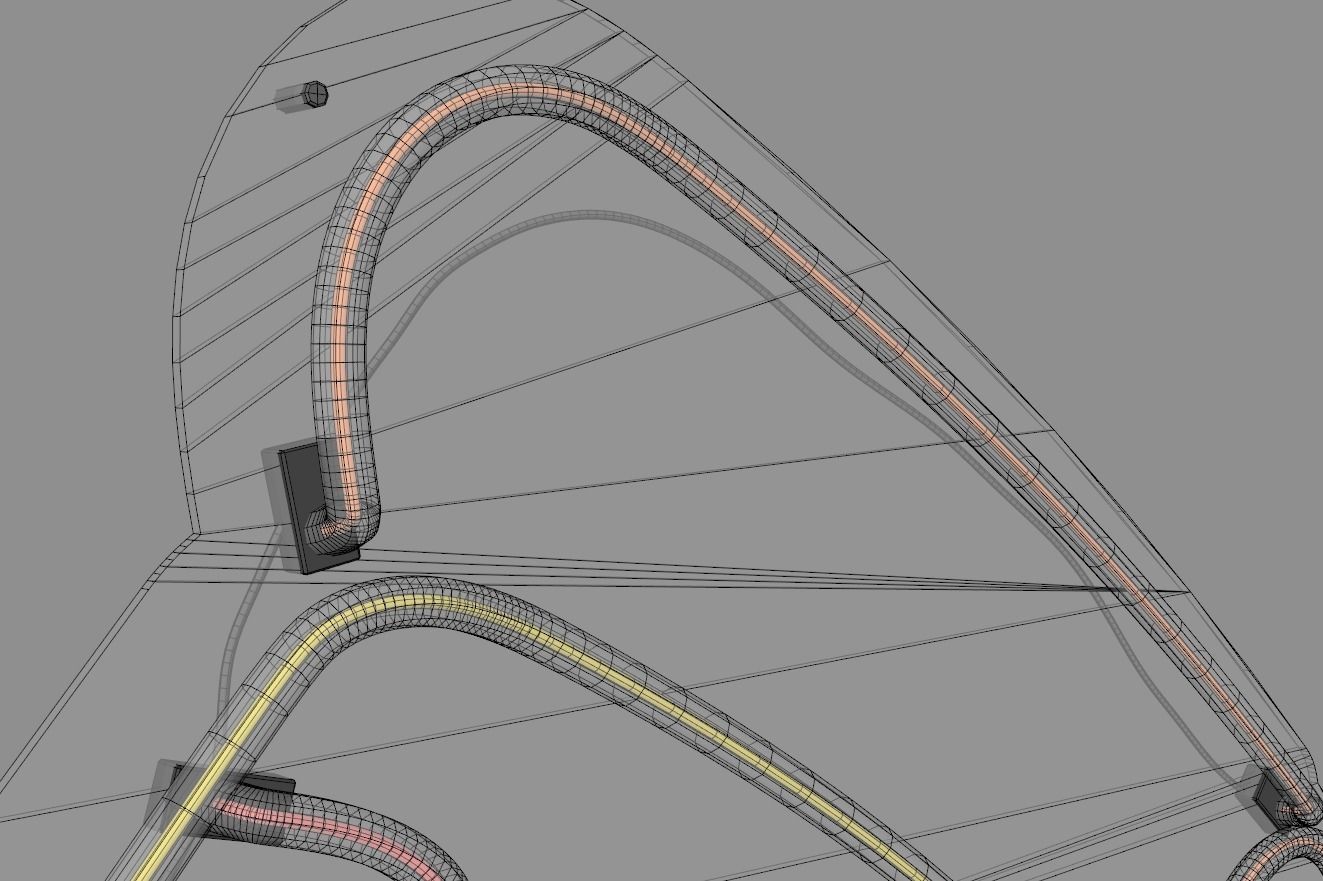 Pizza - Neon Sign 3D model_8