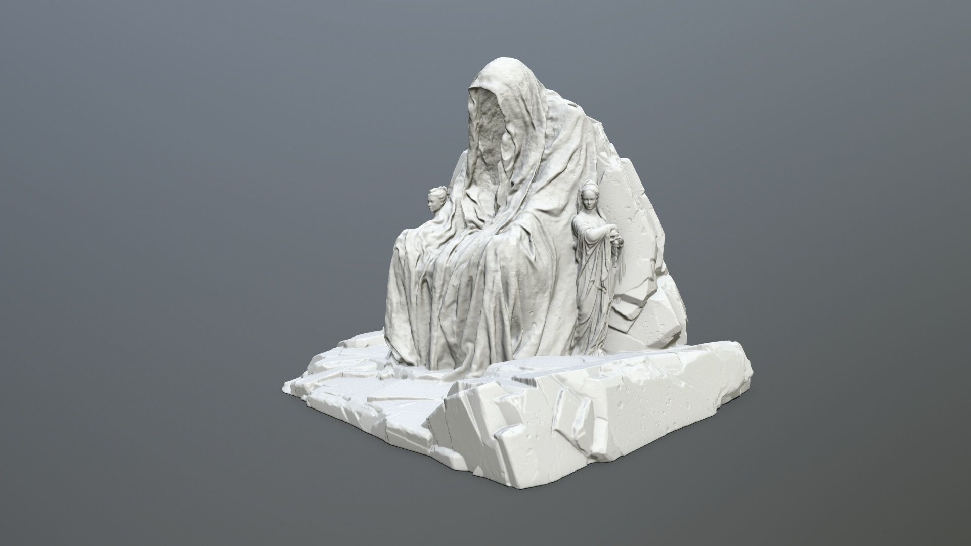 print statue gate 3D print model_11