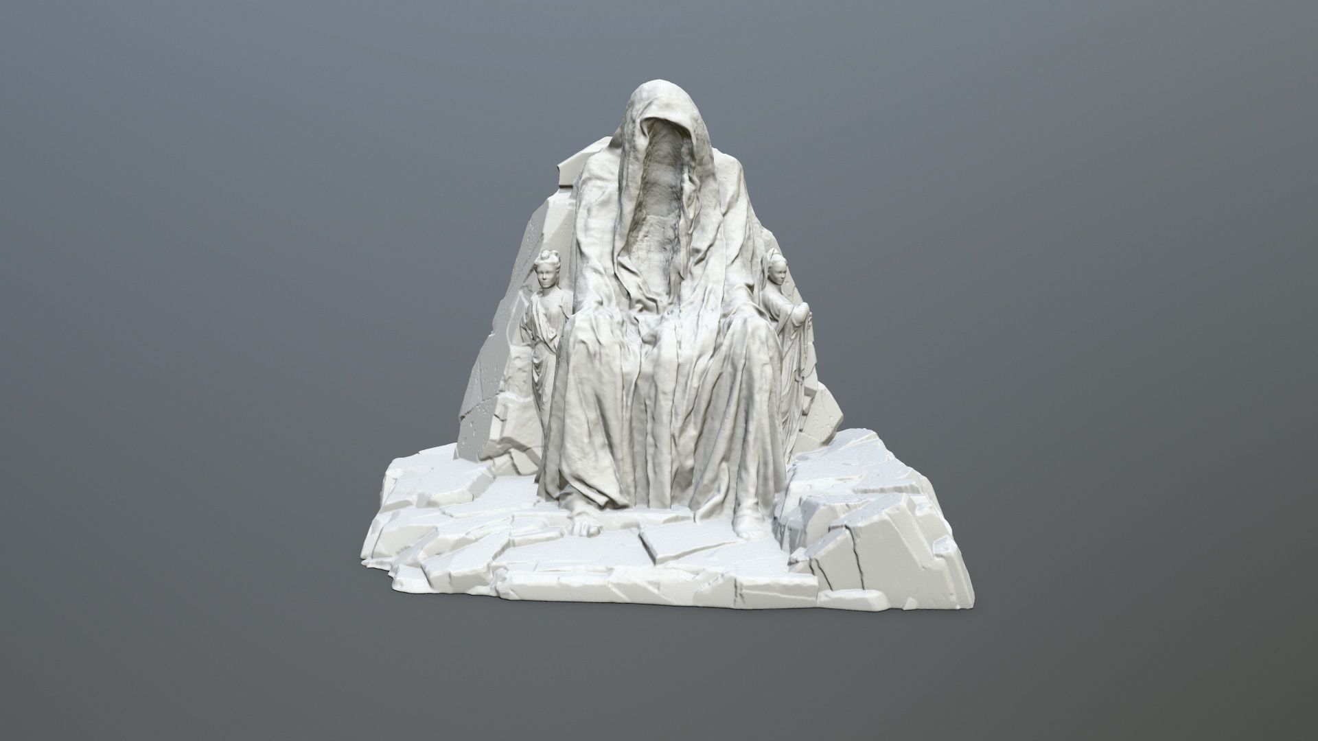 print statue gate 3D print model_12