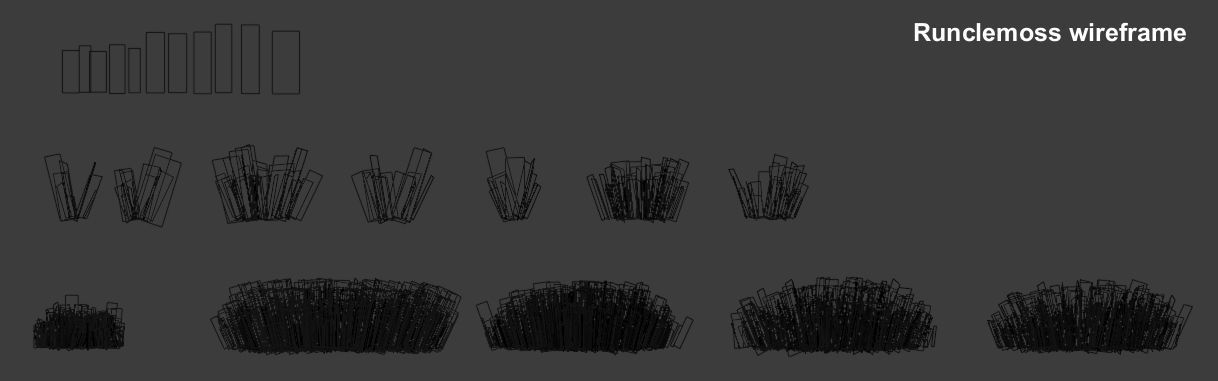 Glowing alien herbs 1 Low-poly 3D model_13