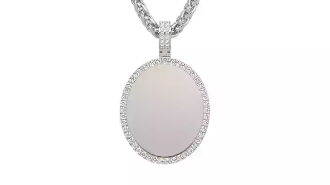 Picture pendant 1-2 inch N 28 3D print model