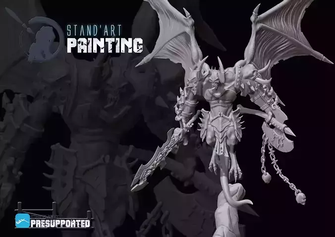 The Blood God Champion 3D model