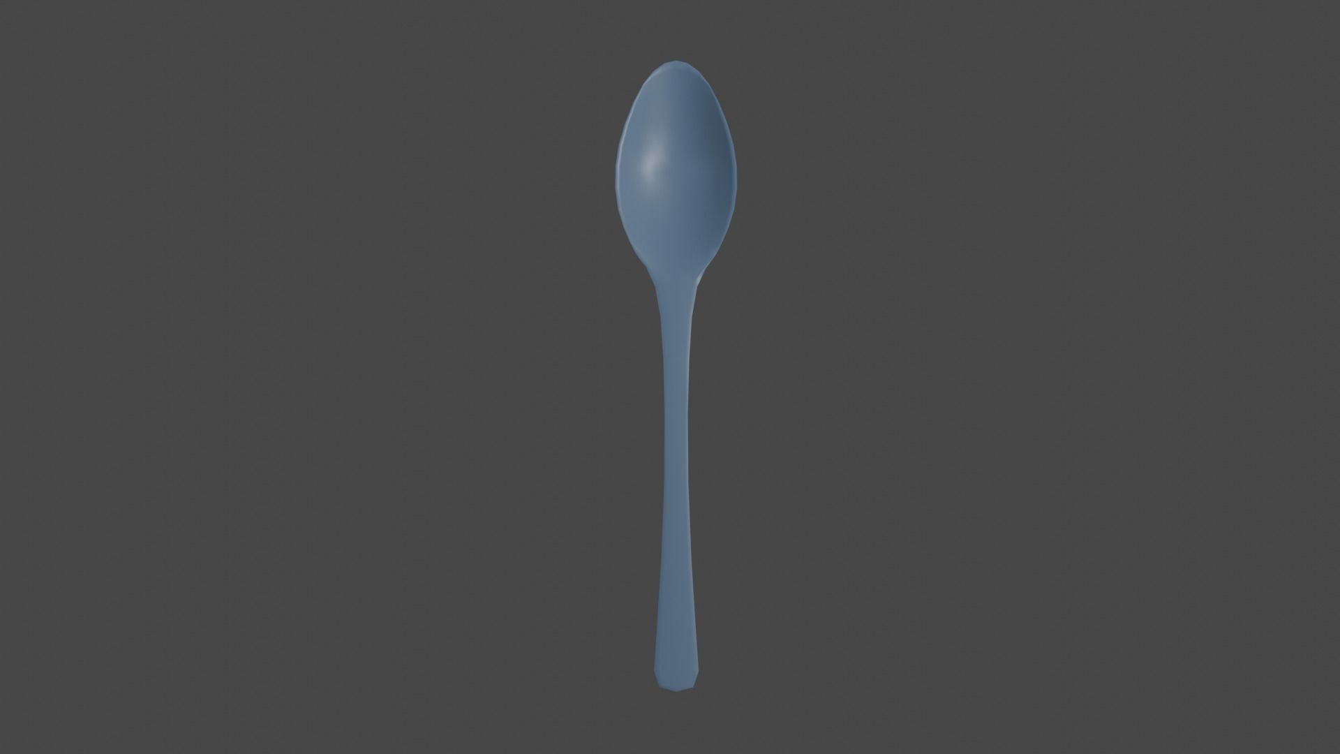 Spoon low poly Free low-poly 3D model_2