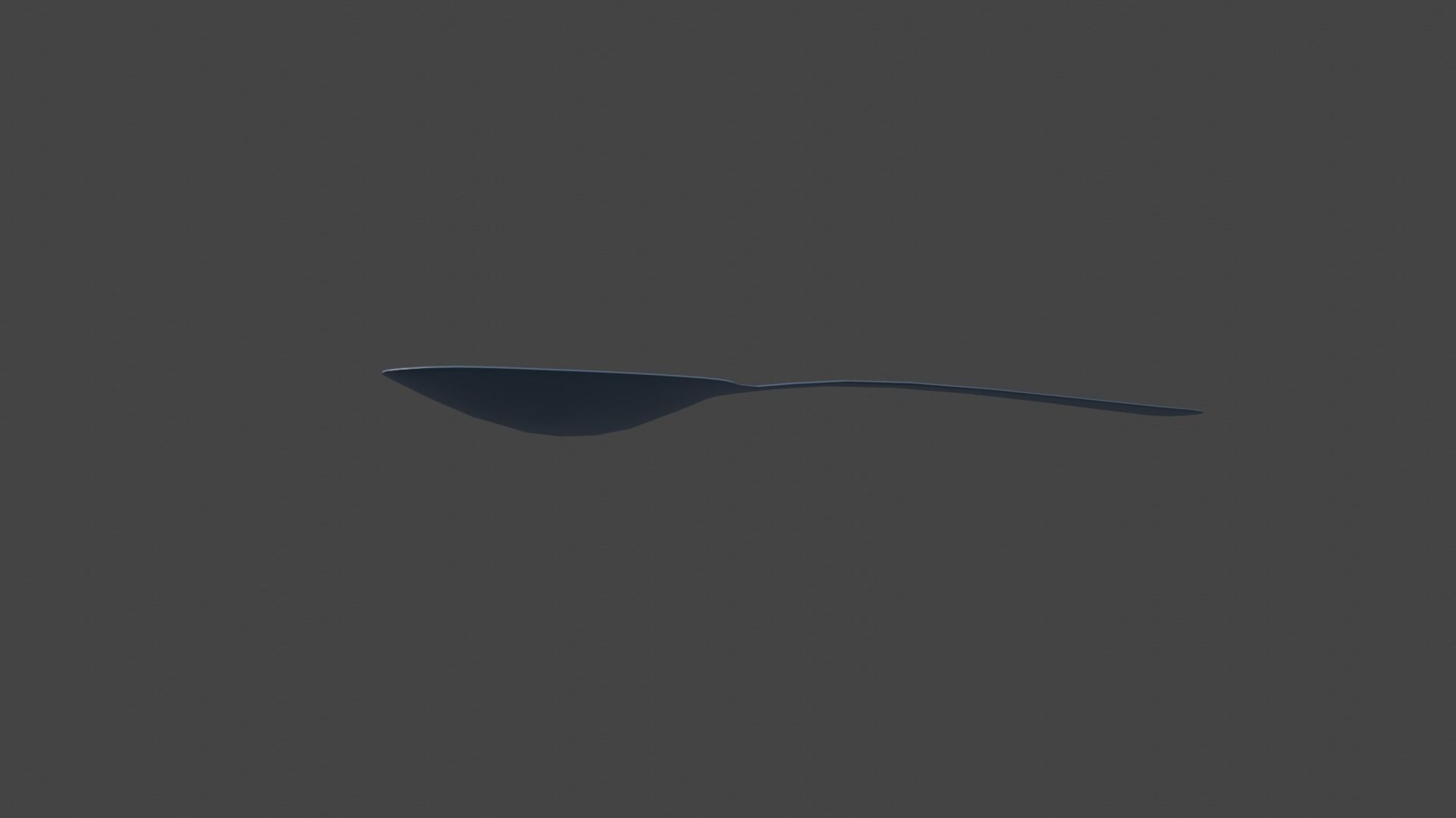 Spoon low poly Free low-poly 3D model_3