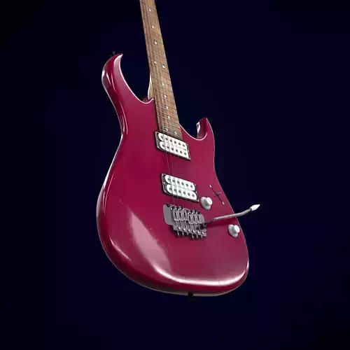 Electric guitar 3D model