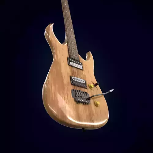 Electric guitar 3D model