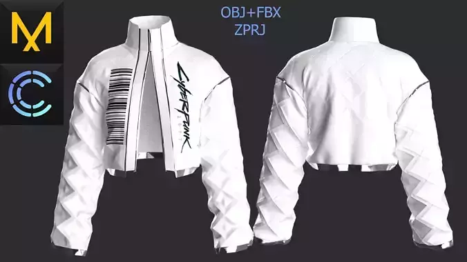 New concept Marvelous Clo3D CyberPunk Jacket