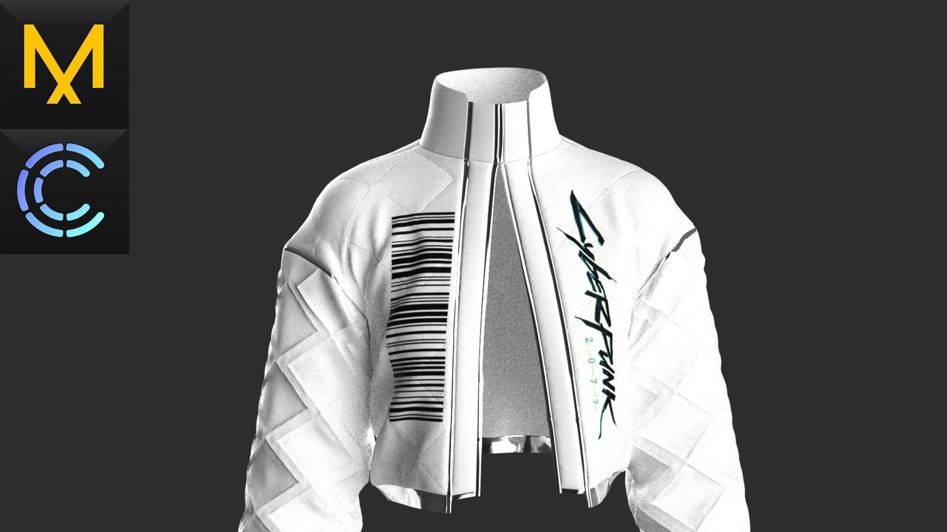 New concept Marvelous Clo3D CyberPunk Jacket 3D model | CGTrader