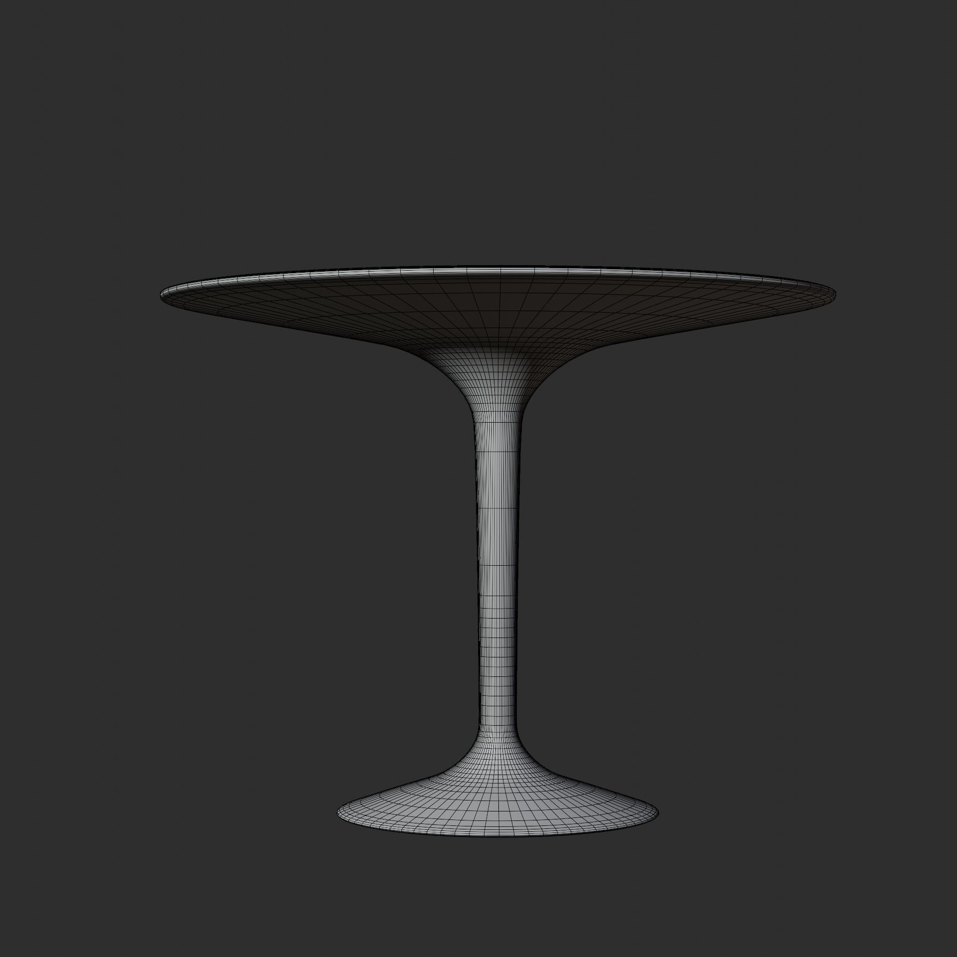Wooden Table 3D model_2