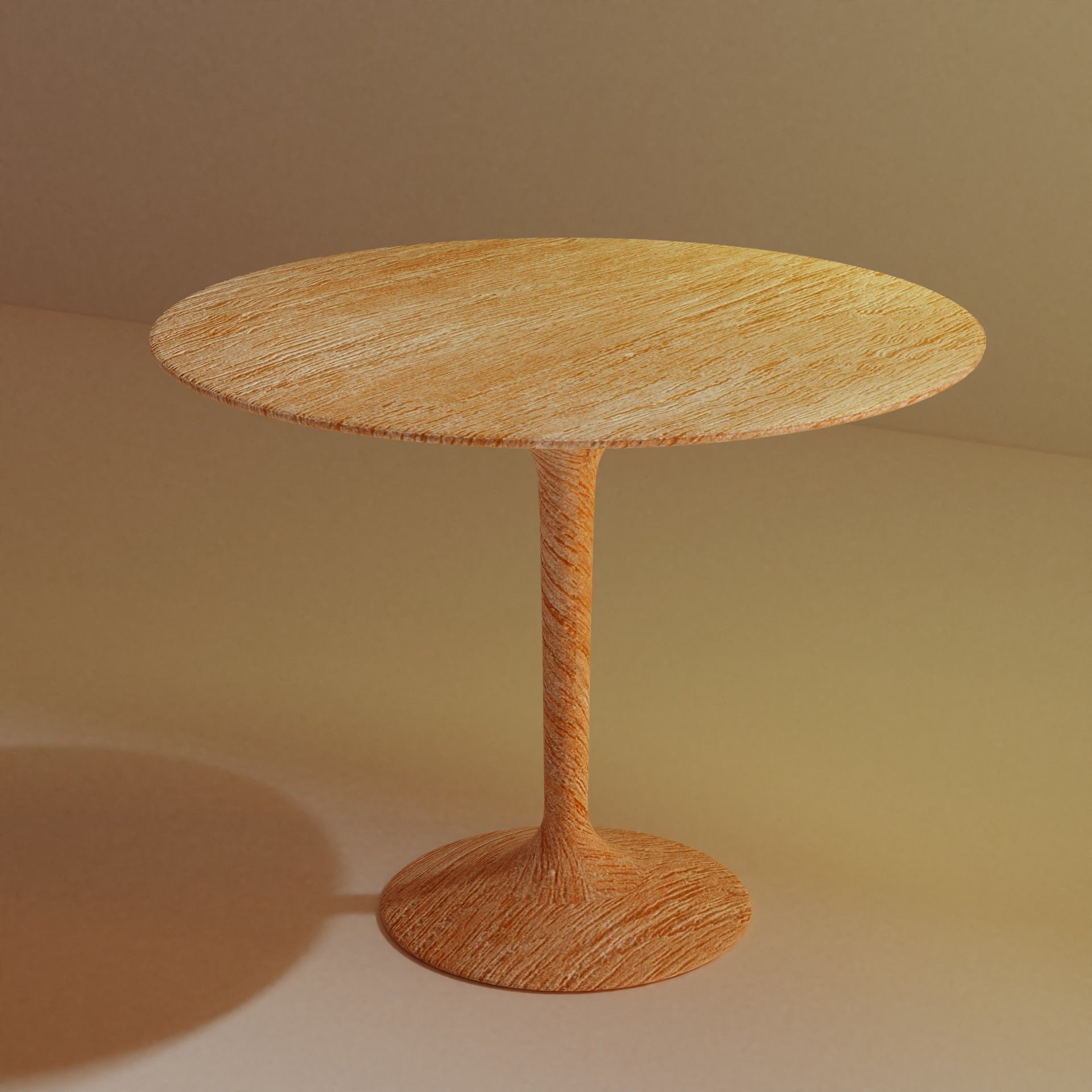 Wooden Table 3D model_5