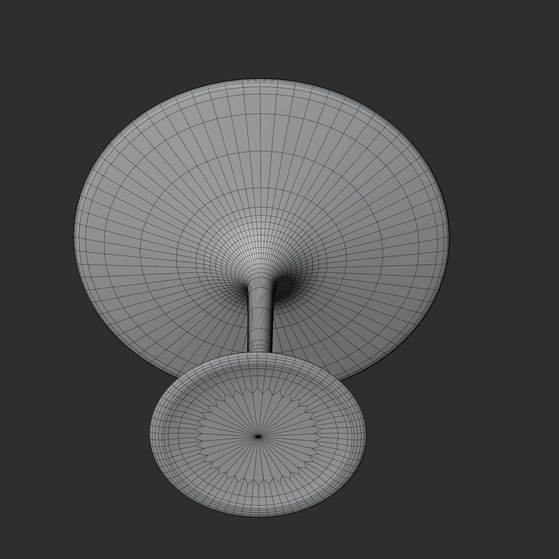 Wooden Table 3D model_4