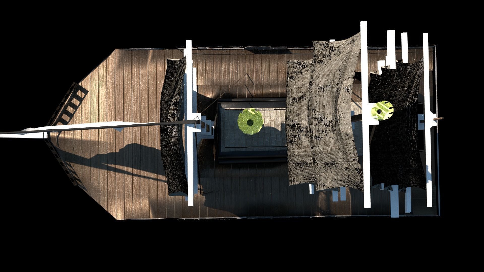 ships pirate ship Low-poly 3D model_1