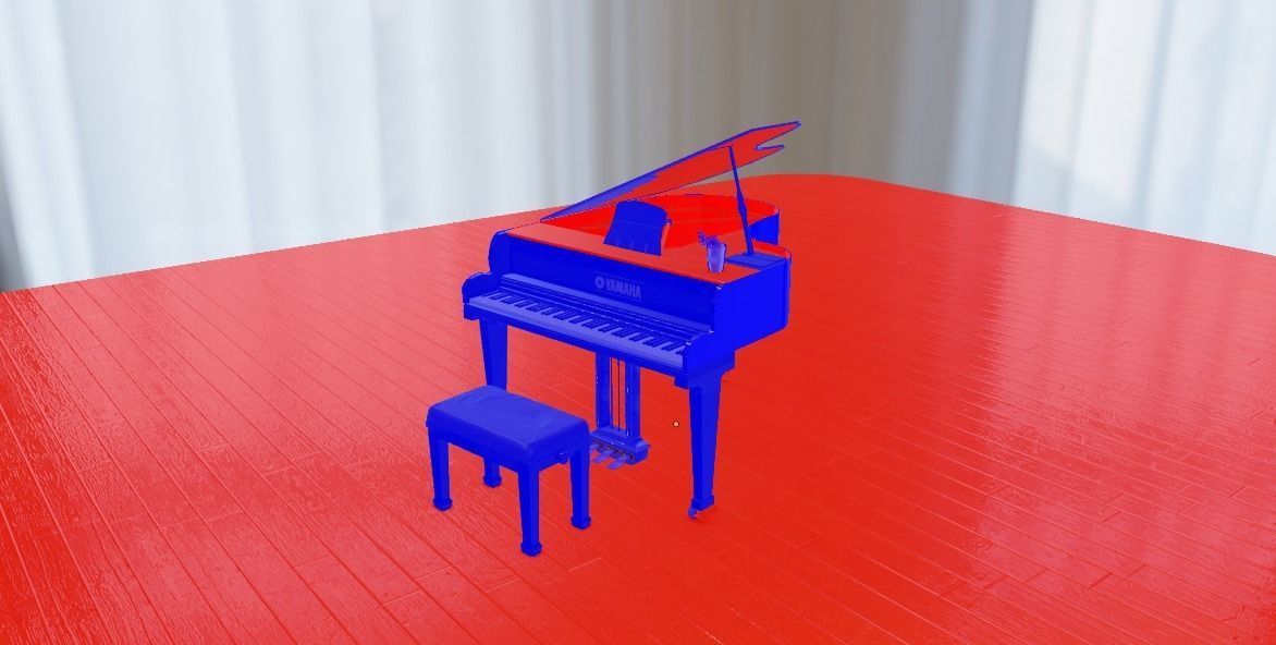 Piano grand - for gta san andreas 3D model_11