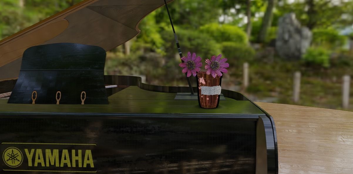 Piano grand - for gta san andreas 3D model_6