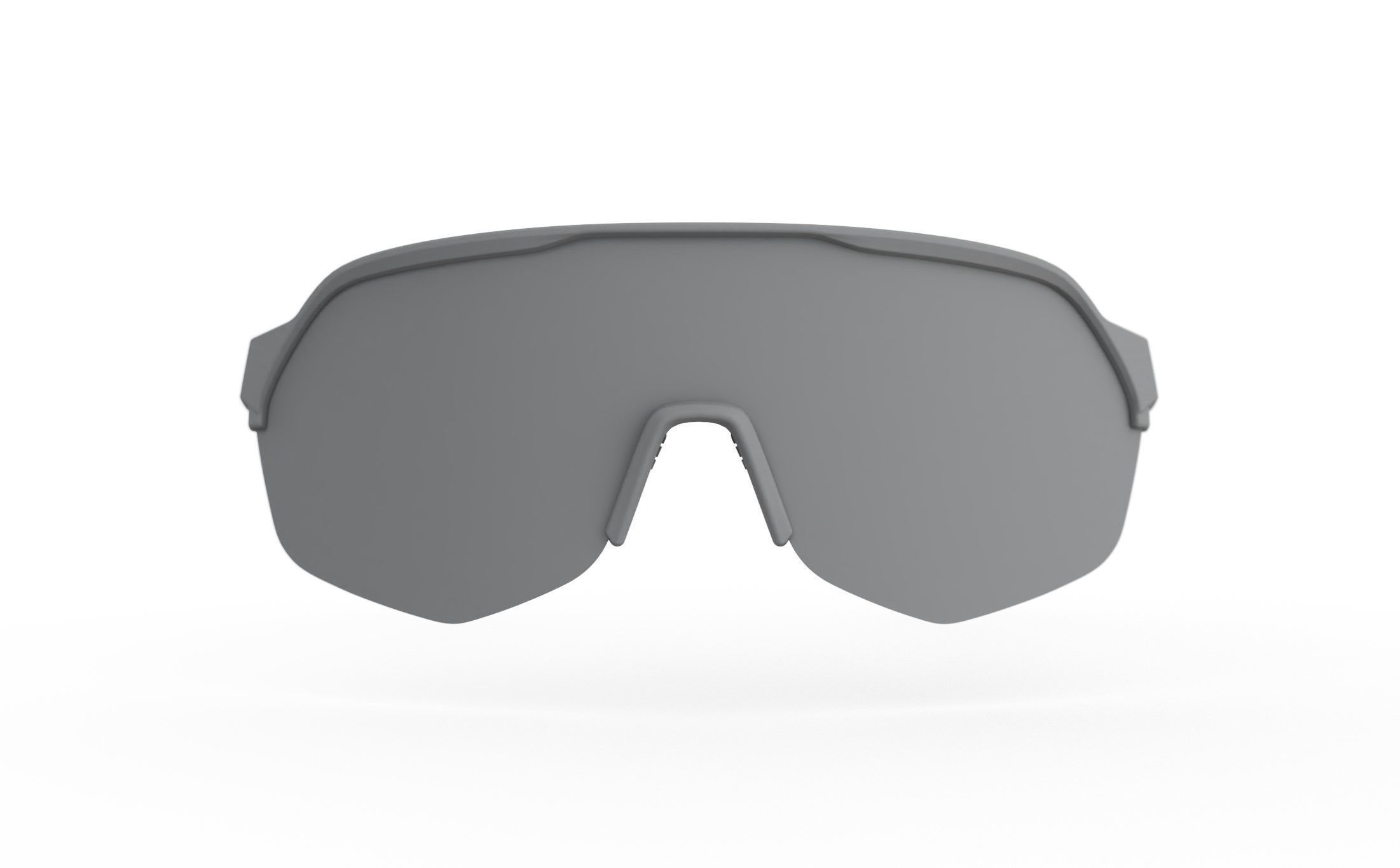 Sport unisex sunglasses 3D print model_4