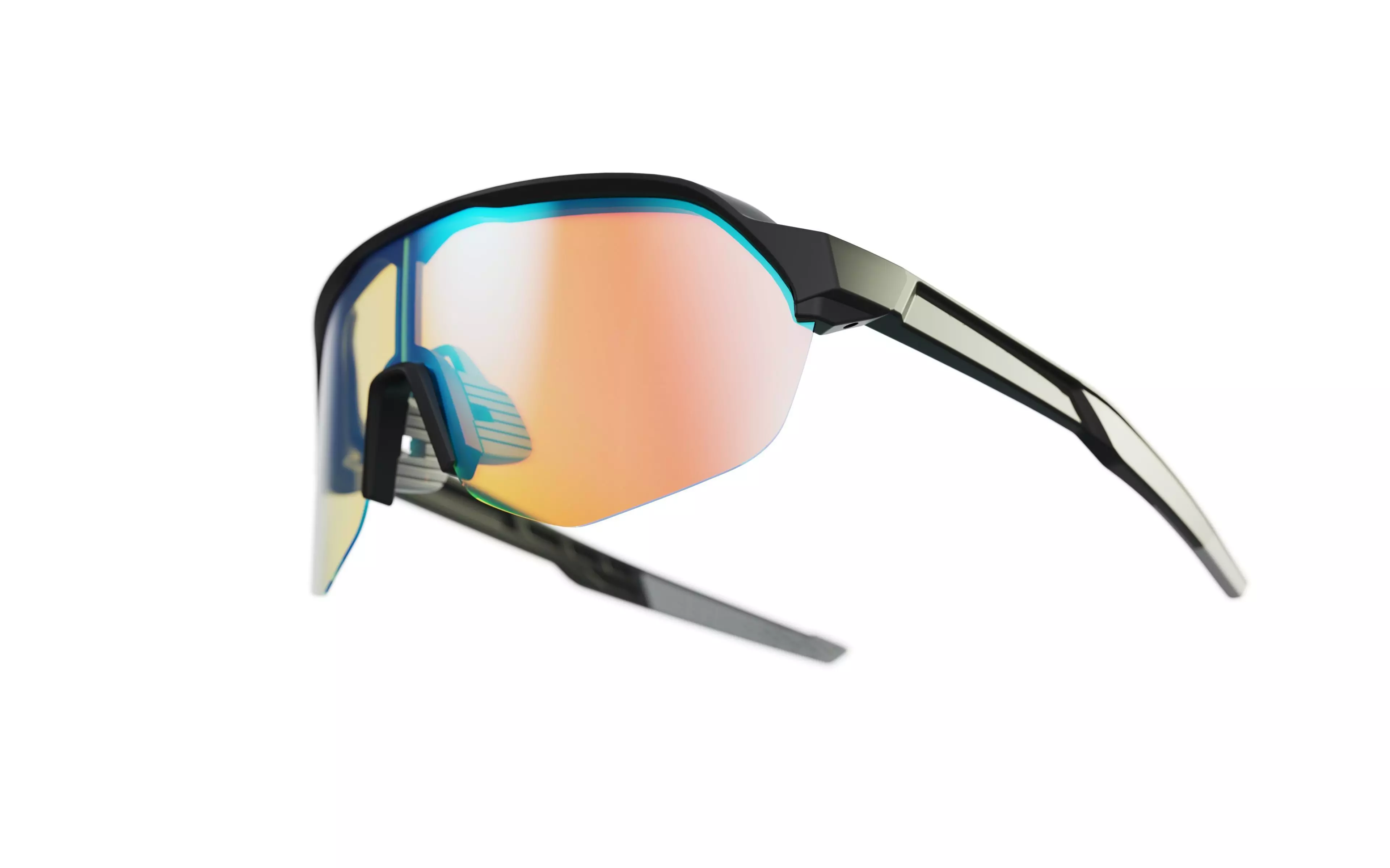 Sport unisex sunglasses 3D print model_0