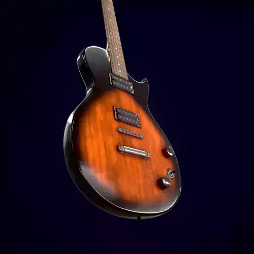 Electric guitar 3D model