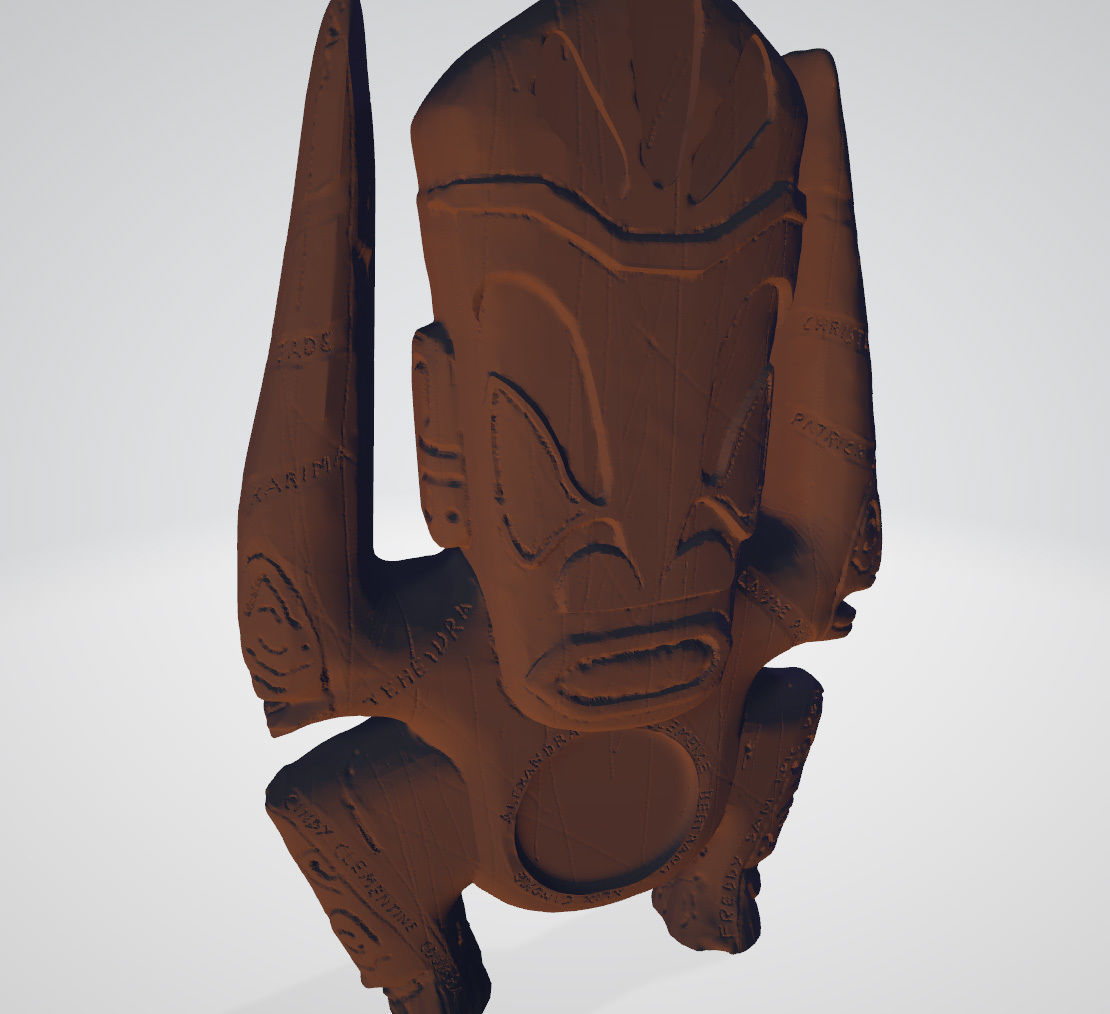 Koh Lanta Totem 2021 La legende 3D print model_4