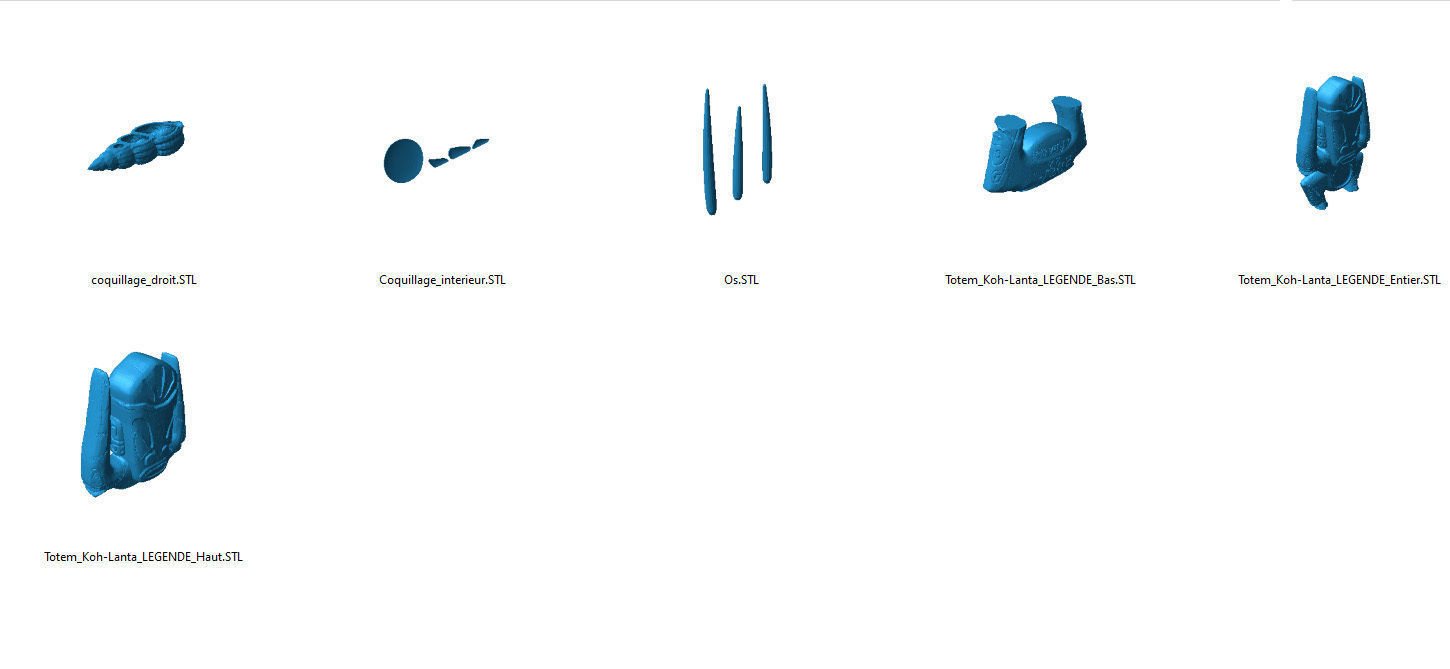Koh Lanta Totem 2021 La legende 3D print model_3