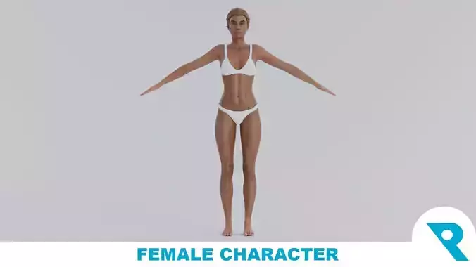 Realistic Female Character - Mary