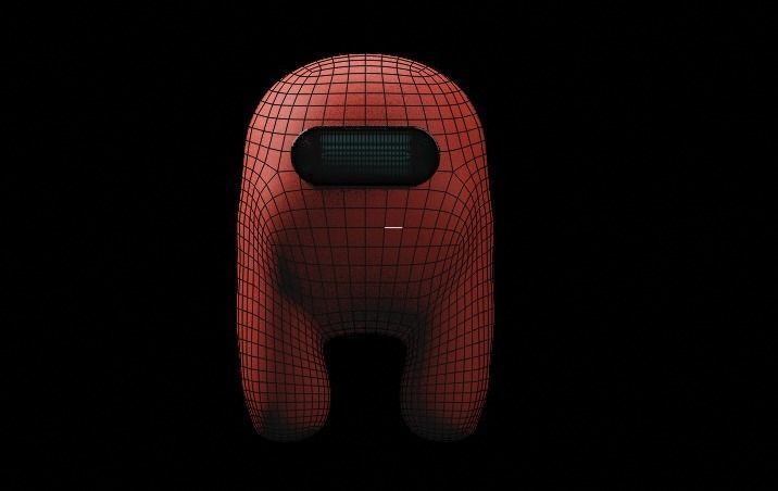 Among us Low-poly 3D model_5