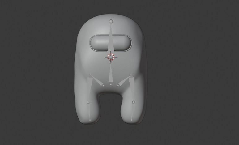 Among us Low-poly 3D model_8