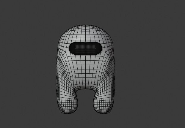 Among us Low-poly 3D model_6