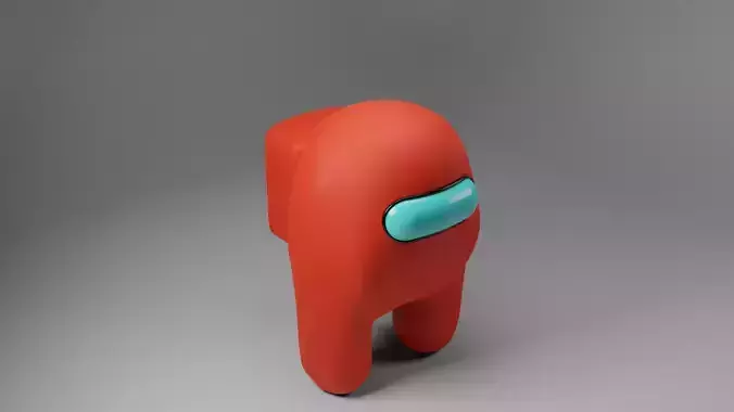Among us Low-poly 3D model