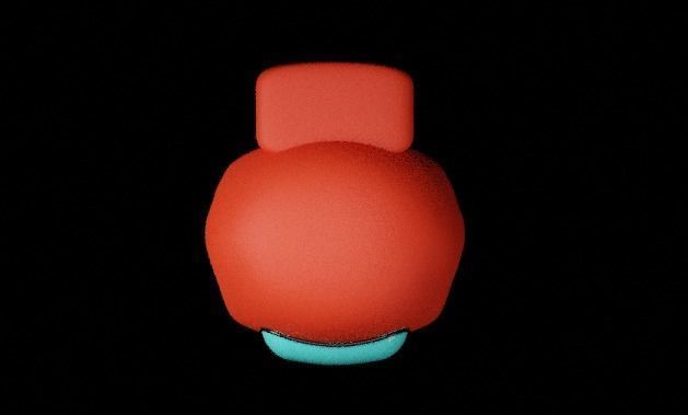 Among us Low-poly 3D model_4