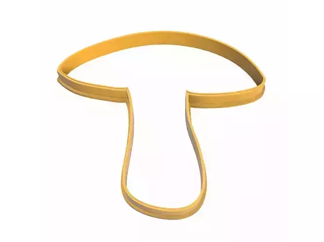 0244 Mushroom 07 cookie cutter