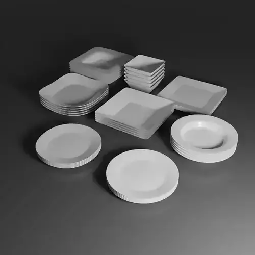 plates two square
