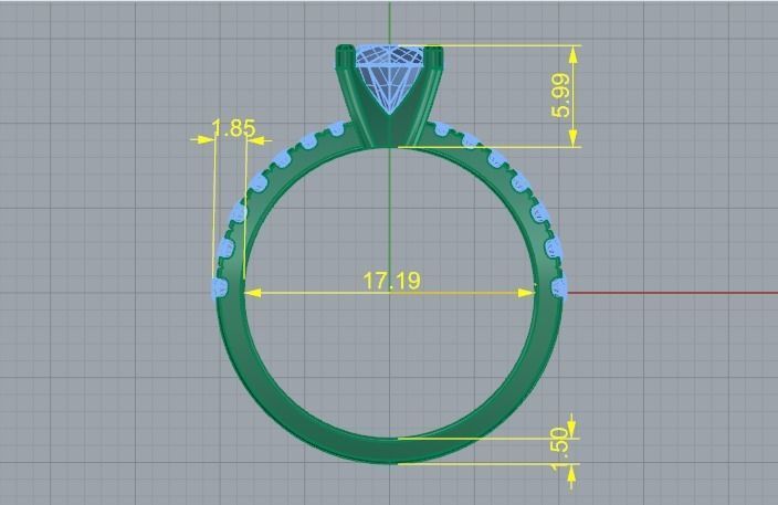 Soliter ring 928 3D print model_4
