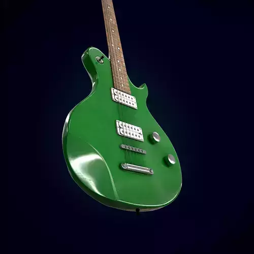 Electric guitar 3D model