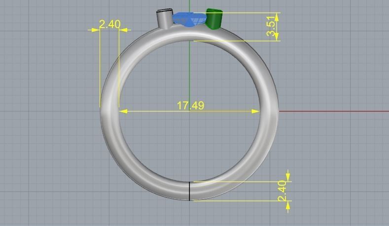 Ring 951 3D print model_4