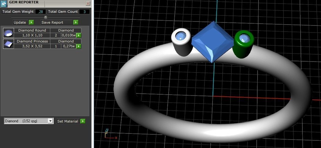 Ring 951 3D print model_3