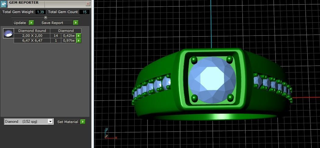 Ring 947 3D print model_3