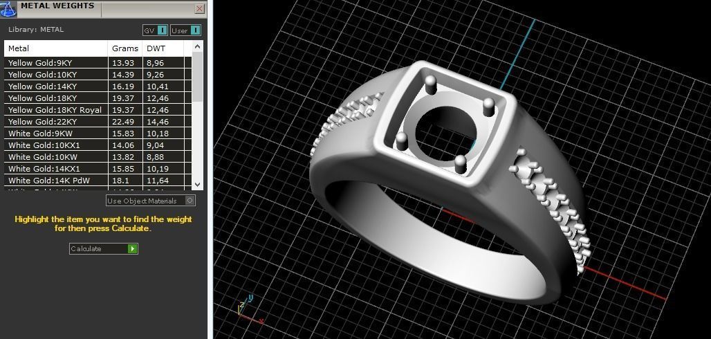 Ring 947 3D print model_2
