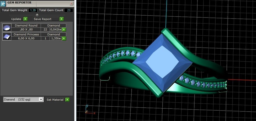 Ring 945 3D print model_3
