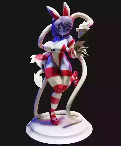 Skullgirls Squigly 3D print model