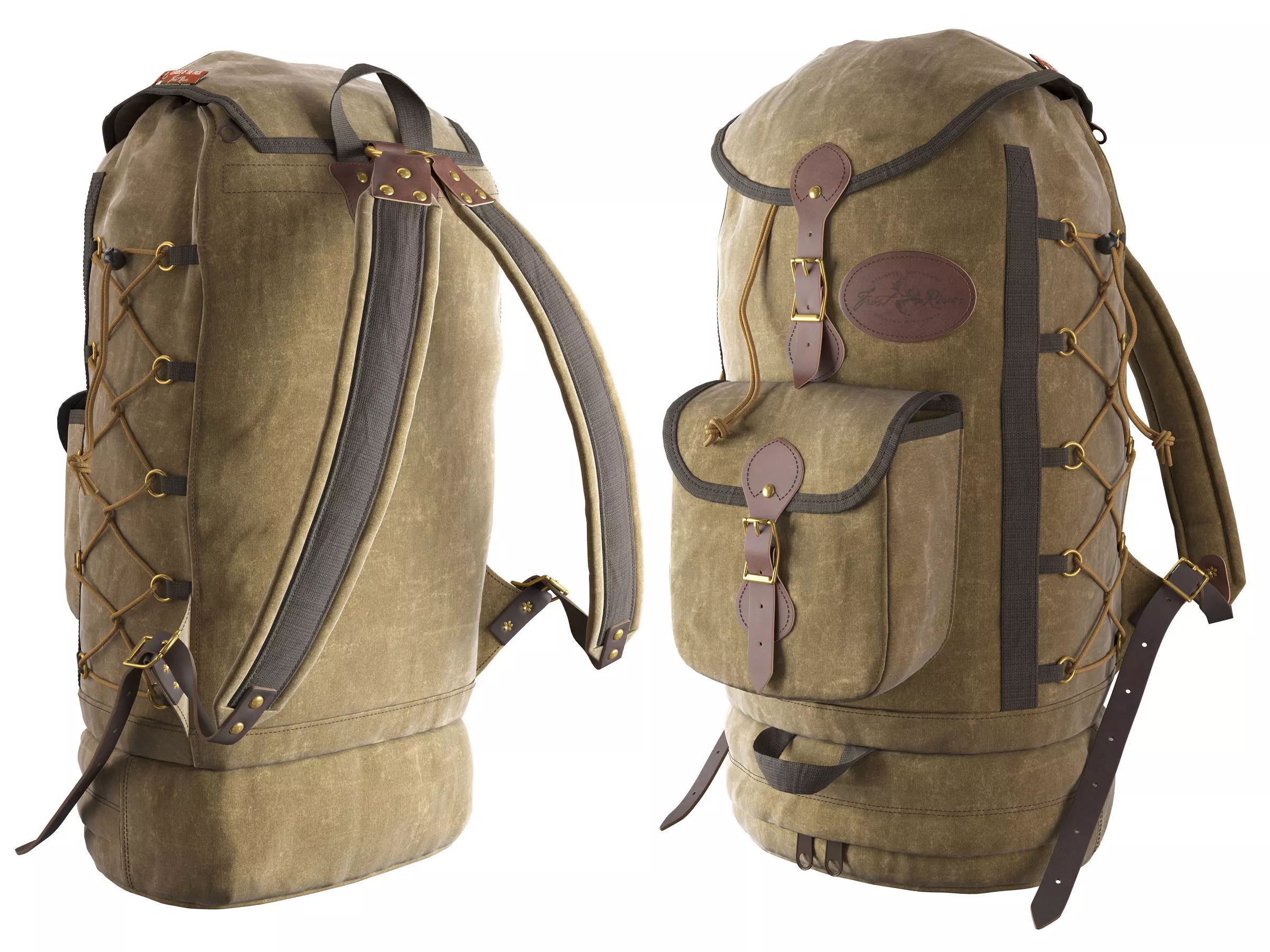 Travel bag Frost River 3D model