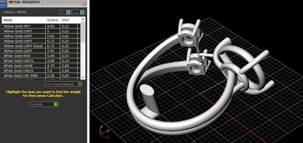 Ring 958 3D print model_2