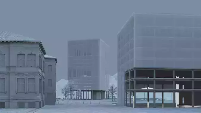 Modern Urban neighbourhood Trieste